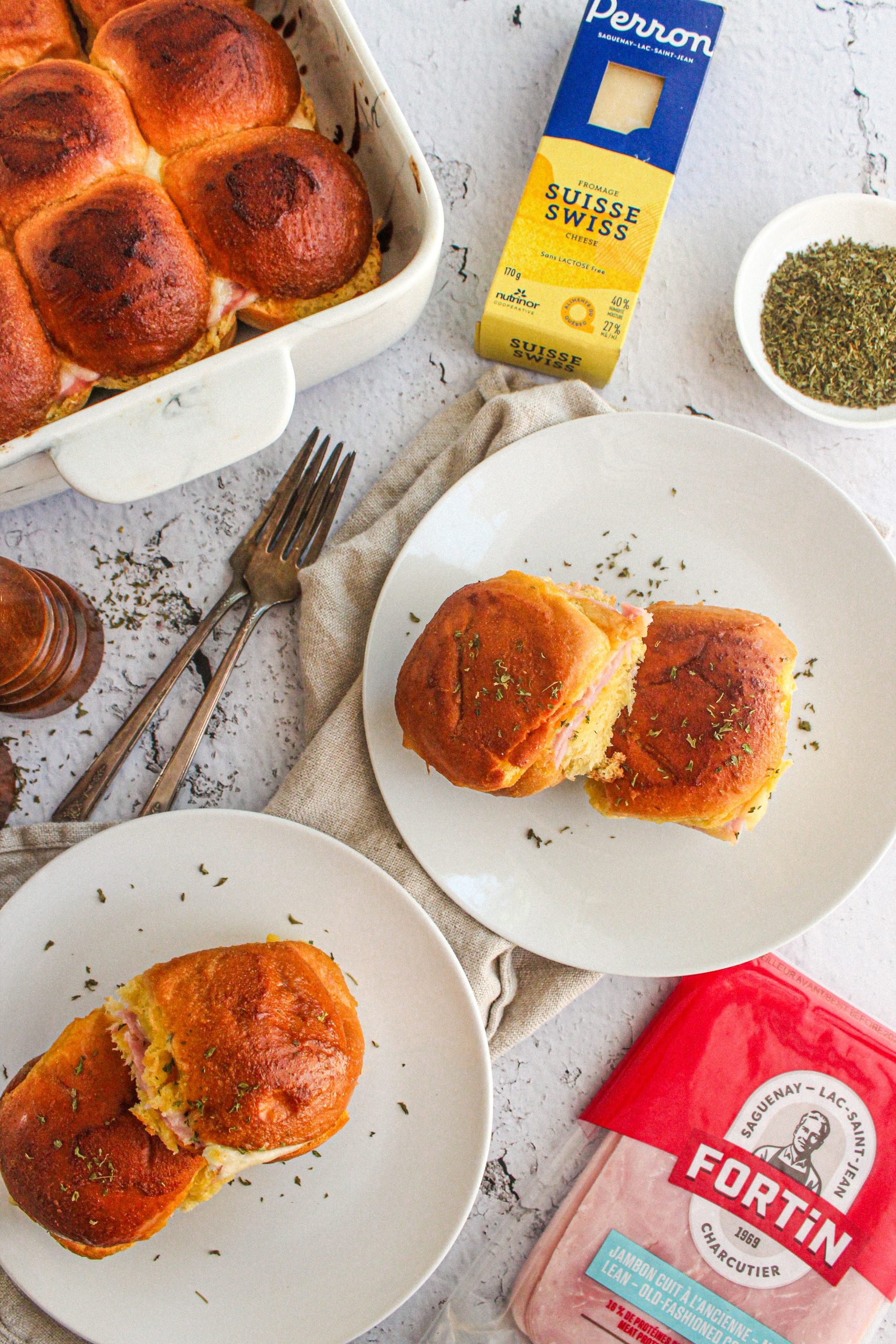 Copie de Hawaiian buns jambon & fromage